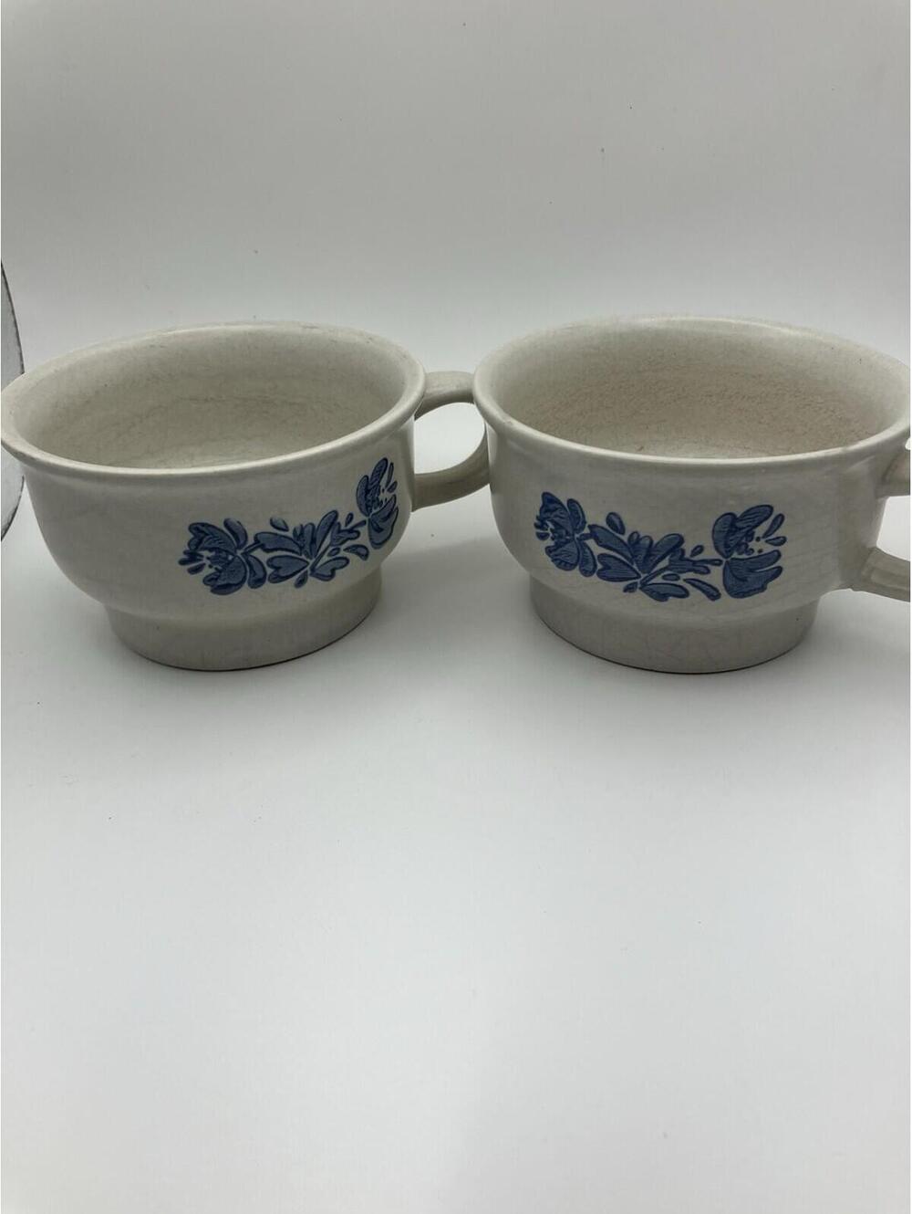 PFALTZGRAFF YORKTOWNE LOT OF 2 SOUP BOWLS/CUPS Made In USA